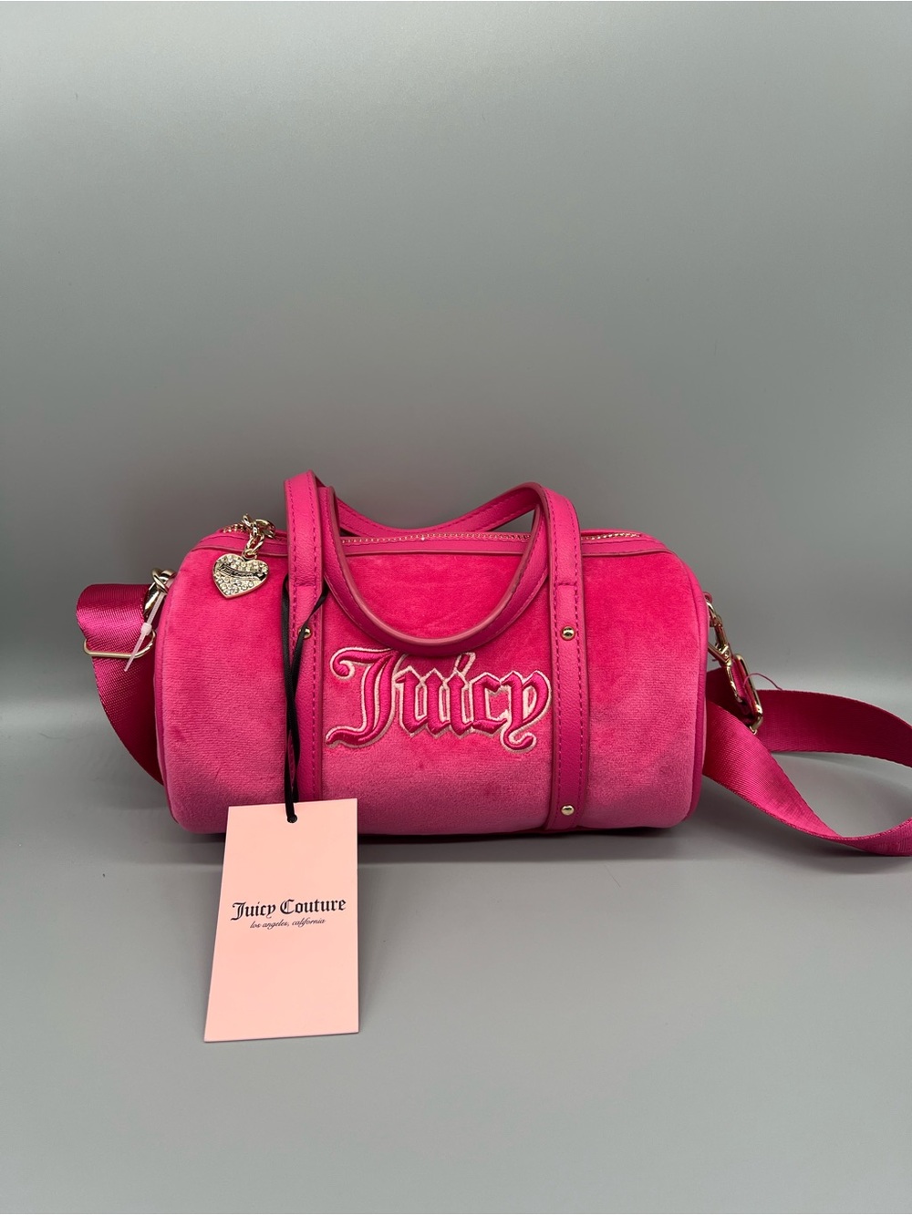 Juicy couture queen of everything barrel purse